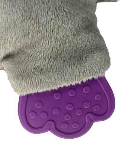 Cullamates Baby Teether Peluche Elefante 8" Giocattolo Crinkle "Sogno GRANDE" - Foto 10 di 13