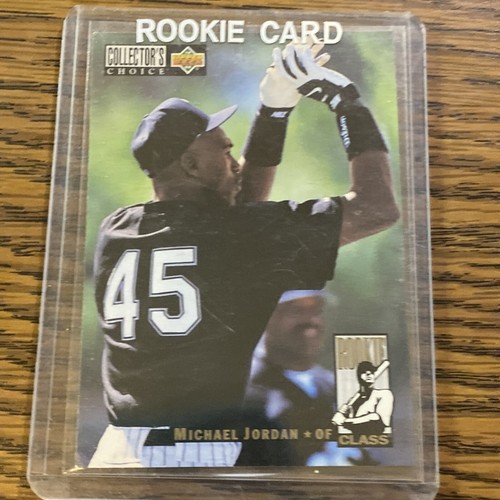 Michael Jordan Baseball Rookie Card 1993 Upper Deck Collectors Choice michael-jordan-baseball-rookie-card-1993-upper-deck-collectors-choice