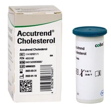 Accutrend Cholesterol Test Strips Reliable Cholesterol Monitoring at Home @25pcs