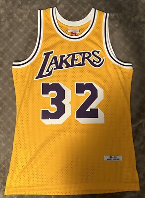 Mitchell And Ness 1985 Magic Johnson Jersey