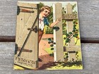 Vtg F.B. Tait Wire Check Rower & Jo Dandy Corn Planter Trade Card Fence Decatur