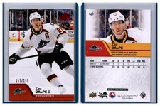 20/21 2020/21 Upper Deck AHL Exclusives #146 Zac Dalpe - Cleveland Monsters /100