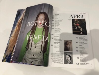British Vogue April 2022 QUEEN ELIZABETH II PLATINUM JUBILEE