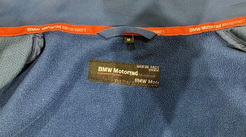 Vintage BMW Motorrad Motorsport Navy Blue Medium Size Jacket. Worn Good Cond - Picture 9 of 20