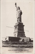 NYC RPPC 1943 Statue Of Liberty National Monument Aaron Hill Real Photo Postcard