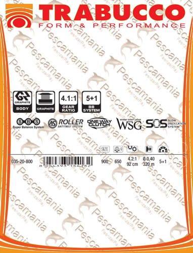 Trabucco QOSMIO XT POWER GAME 9000 Rolle Spinning Meeresangeln Boot - Bild 2 von 2