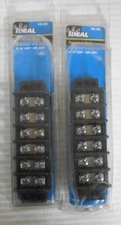 Ideal 89-206 Terminal Strip 6-Circuit 8-32 Screw 30A 600V (2)