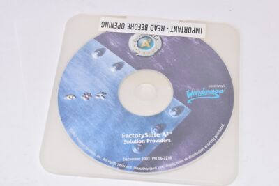 Invensys Wonderware Factory Suite A2 Solution Providers CD 