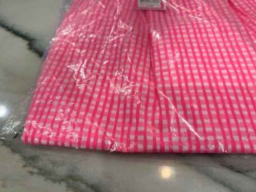 Lilly Pulitzer Frankee Off-The-Shoulder Top Neon Pink Isle Along Same Line NWT M - Picture 23 of 24