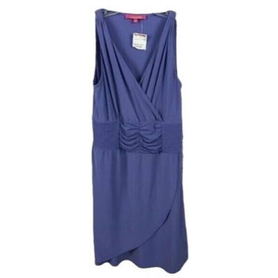 strapless open back dress Peplum Dress with Fluted Cuffs in Purple and Royal Plain Brocade - Catherine