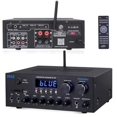 Pyle PDA99BU Bluetooth HD Home Audio HDMI/MP3/USB/SD FM Radio 