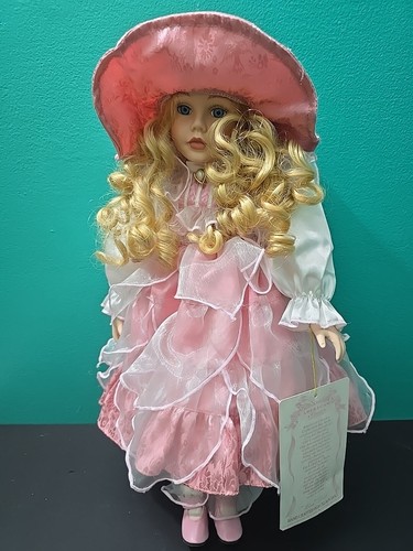 American Classics Collection Porzellan Mädchen Puppe Lisa für Cracker Barrel - Bild 1 von 9