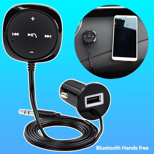 For Car Stereo Audio AUX-in Bluetooth Wireless Receiver Transmitter Adapter FM - 第 6/20 張圖片