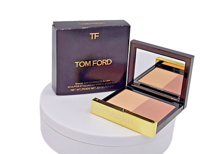 Tom Ford Shade And Illuminate Blush Duo,01 Brazen Rose,Full Size 0.22oz/6.5g,NEW
