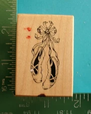 PSX Designs BALLET SLIPPERS Rubber Stamp Ballerina Shoes