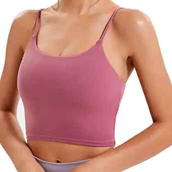 Lemedy Women Padded Sports Bra Fitness Workout Running Shirts