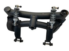 Quantum Edge HD Power Wheelchair REAR Caster Wheel Tires Assembly Arms Spring
