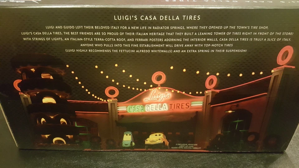 DISNEY PIXAR CARS PRECISION SERIES LUIGI'S CASA DELLA TIRES SAVE 6% GMC - Image 4 of 4
