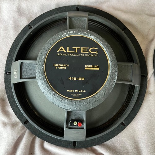 Altec 416-8B Woofer Speaker 15" Vintage Classic Hi-Fi Speaker Unit Junk - Picture 2 of 8