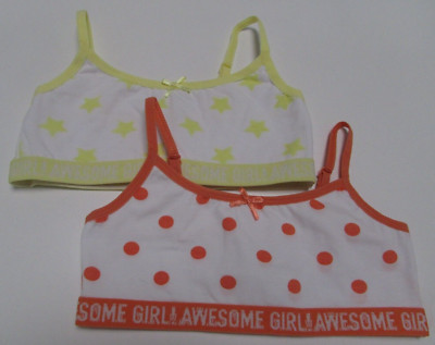 Y.F.K Mädchen Bustier 2er Set Größe 134 140 kurz Träger Top T-Shirt Shirt (20