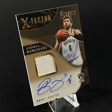 2020-21 Panini Select  X-Factor Memorabilia Signatures Andrew Bargnani /249