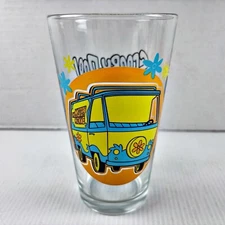 Scooby Doo Mystery Van Glass Tumbler Hanna Barbara 5.75” Tall ICUP USA