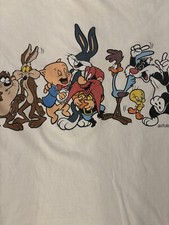 VTG 1993 Warner Bros Looney Tunes Changes Single Stitch T Shirt Adult Large 
