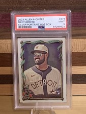 2023 Allen Ginter 371 RILEY GREENE Silver Portrait Hot Box PSA 9 Mint Low Pop 2