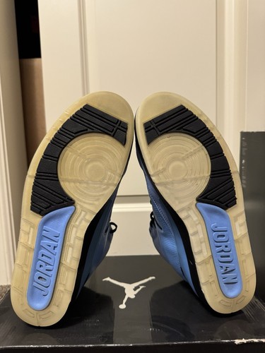 Air Jordan 2 II Retro QF gebraucht Größe 11 University blau schwarz weiß 395709-401 - Bild 3 von 14
