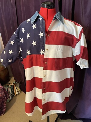 Stars and Stripes Patriotic Flag Shirt - 20
