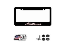 Mistress Jdm Cute Drift Race Drag Funny License Plate Frame Mistress Jdm Cute Drift Race Drag Funny License Plate Frame