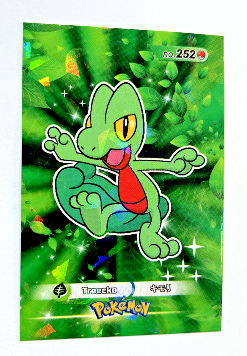 2024 POKEMON DATABASE 3 Card #001 TREECKO Hoenn Peru Edition Foil