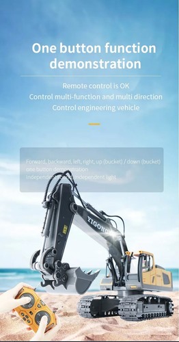 RC Excavator 1:20 Remote Control 2.4G RC Crawler Engineering Vehicle - Picture 8 of 16