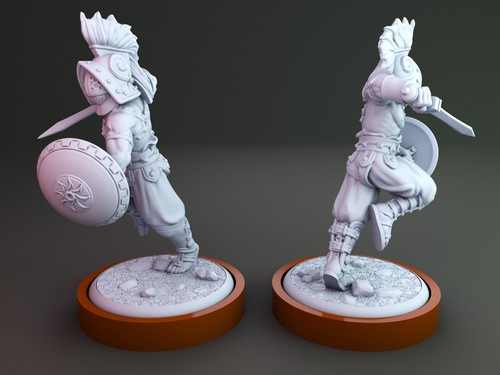 Patroclus sidekick mini for Achilles - Unmatched Vol 2 - Picture 2 of 4