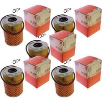 5X Mahle / Knecht OX 187D ÖLfilter Oelfilter Oil Filter