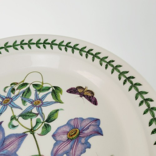 Portmeirion Botanic Garden Virgins Bower Dinner Plate Butterfly & Flower England - Picture 7 of 13