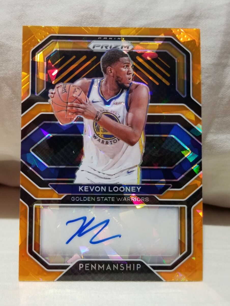 Autographed Kevon Looney 2020-21 Prizm Orange Ice Prizms Autographed Kevon Looney 2020-21 Prizm Orange Ice Prizms
