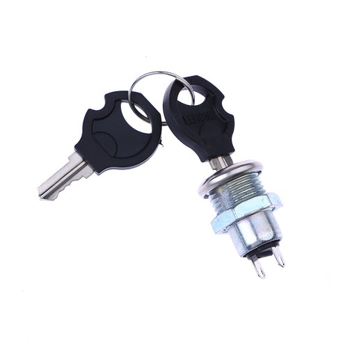 1 Set 12mm Stainless Steel Electronic Key Switch Phone Lock S1203 2PIN 2 Keys - Photo 9/11