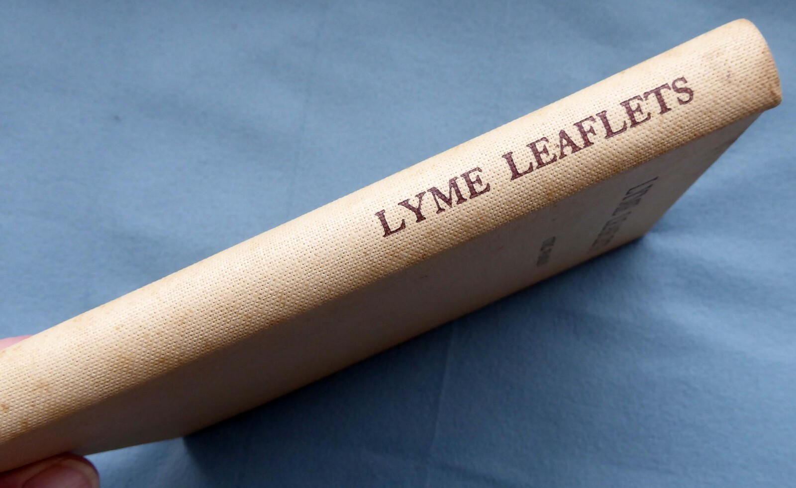 LYME LEAFLETS by Cyril Wanklyn. Privately Pub. Spottiswoode Ballantyne