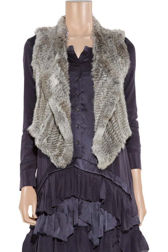 COLETE REX DE MALHA DE PELE ANTIK BATIK TAMANHO XS - Imagem 3 de 4