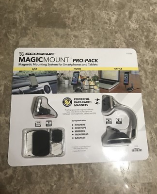SCOSCHE MAGICMOUNT PRO PACK SMARTPHONE TABLET MAGNETIC MOUNTING SYSTEM NEW MAGIC