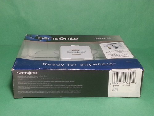 Lector de tarjetas de memoria USB SAMSONITE cubo Plug N Play unidad flash USB teclado mouse - Imagen 2 de 8
