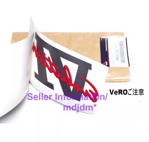 oem Mitsubishi MR604111 Lancer EVO 6 CP9A EVOLUTION VI Decal Sticker Genuine - Picture 2 of 3
