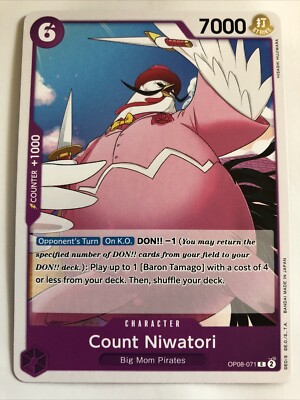 One Piece CCG Two Legends Count Niwatori OP08-071 NM