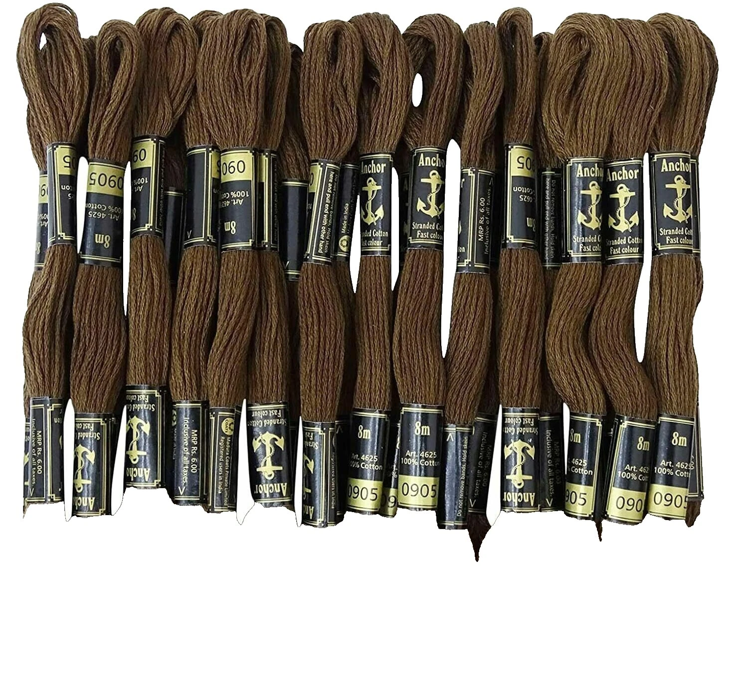 Cross Stitch Set/Pack Brown Embroidery Threads