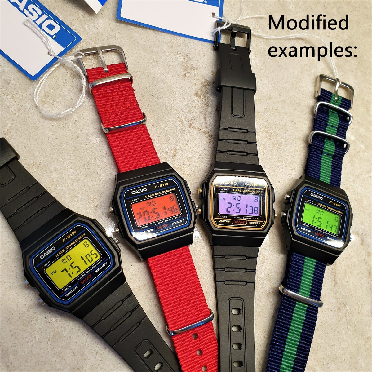 CASIO WORLD TIME AE-1200WH Da Uomo Mod Schermo Colore Verde/blu - Foto 10