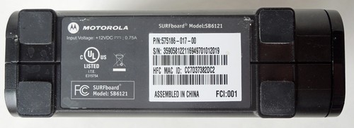 Motorola SURFboard Cable Modem model SB6121 - Photo 3/6