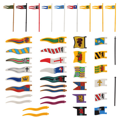 Playmobil Auswahl Fahnen Flagge Banner Fahnenstange Feldzeichen Ritter Burg