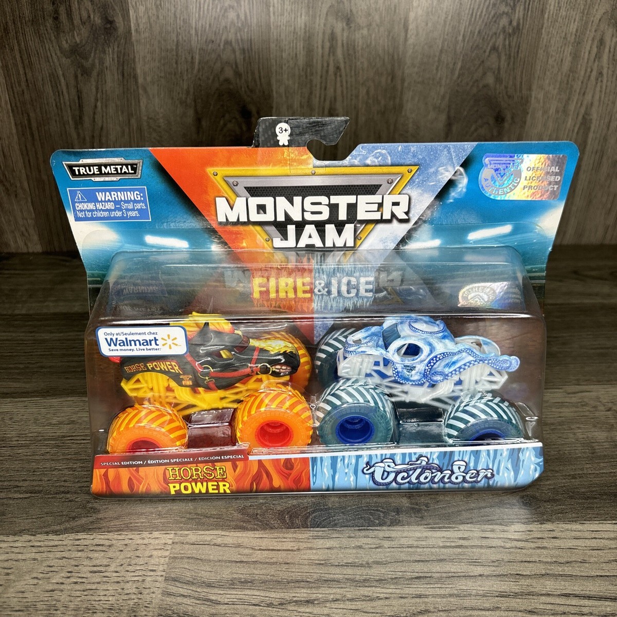 Monster Jam Fire & Ice Horse Power Octon8er 2-Pack Walmart