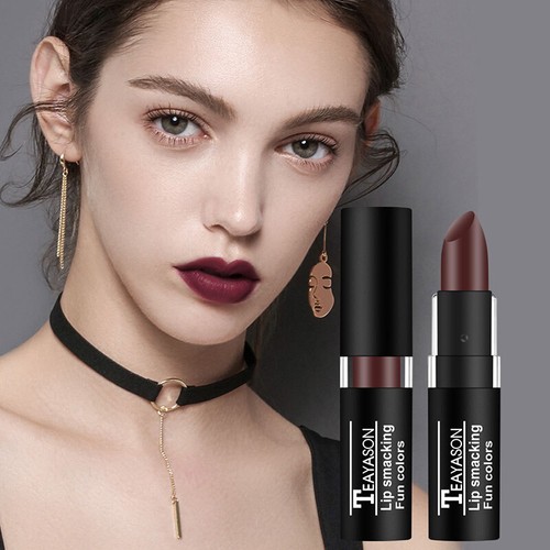 Long Lasting Velvet Matte Lip Gloss Waterproof Lipstick Pigment Makeup 12 Colour - Picture 7 of 32